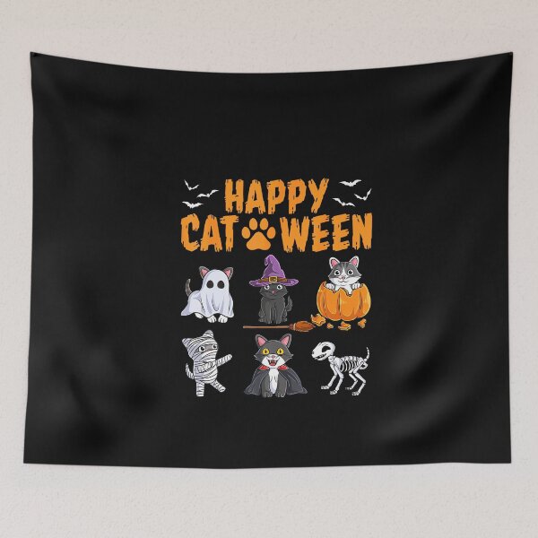 Item preview, Cats Halloween Spooky Holiday Cute Kitten Cat Halloween designed and sold by ChaosColorCo.