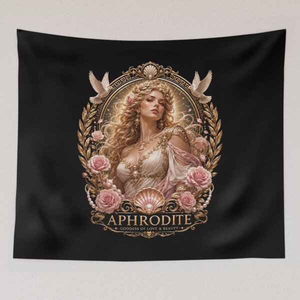Item preview, Aphrodite Goddess of Love and Beauty – Greek Mythology Art designed and sold by LintonGriffin.