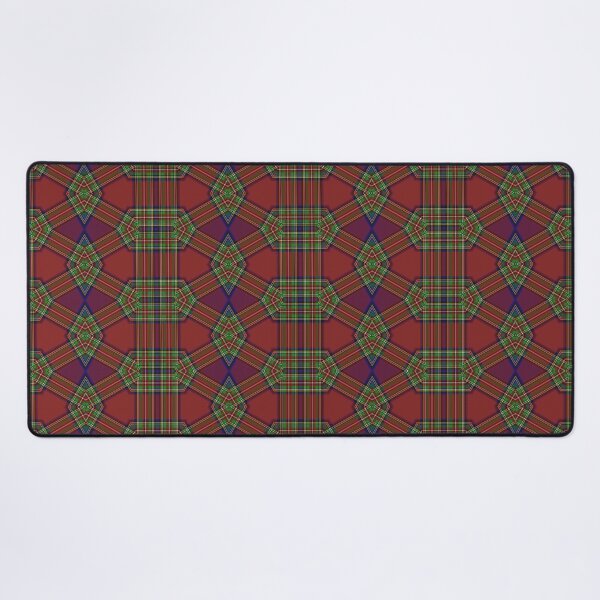 Item preview, Royal Stewart Tartan Tricorn Fract-art-an (Pattern) designed and sold by Cathedral of Curiosity.
