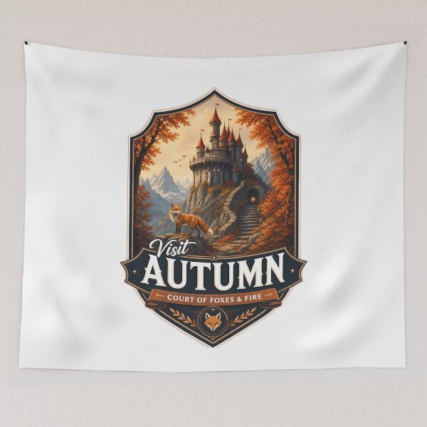 Item preview, ACOTAR Autumn Court Nature Landscape designed and sold by FrontierCosmic.
