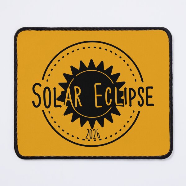Item preview, 2026 solar eclipse Minimal style designed and sold by EmeraldeaArt.