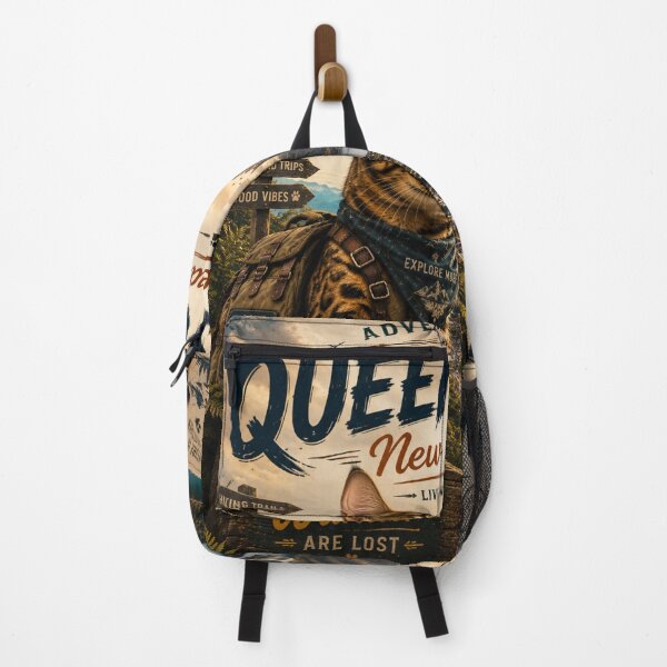 Item preview, Bengal Cat Queenstown New Zealand Adventure Cats™ Vintage Adventure Travel Design designed and sold by TeeVibeHaus.