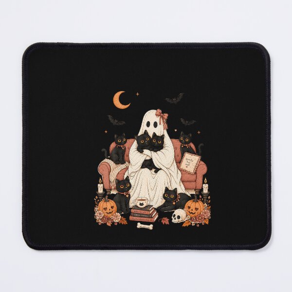Item preview, Cute Halloween Cat Mom Ghost Black Cat Lovers Women Girls designed and sold by ChaosColorCo.