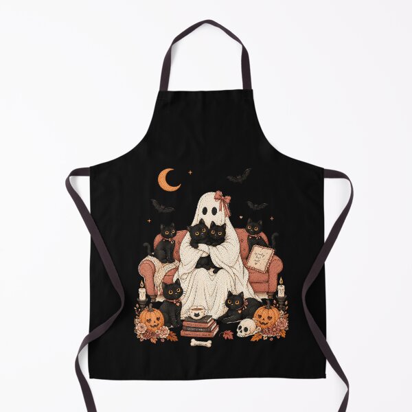 Item preview, Cute Halloween Cat Mom Ghost Black Cat Lovers Women Girls designed and sold by ChaosColorCo.