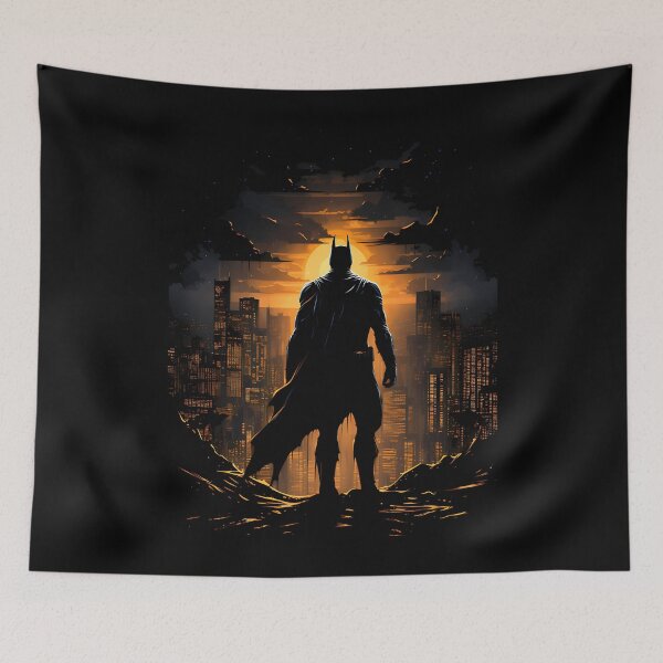 Item preview, A Hero'S Vigil By Sunset - Silhouette - Hero designed and sold by DavidDesignShop.