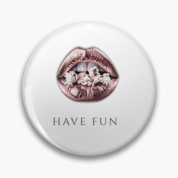 Item preview, Rose Gold Lips Popcorn Have Fun Digital Art designed and sold by Alien byte art.