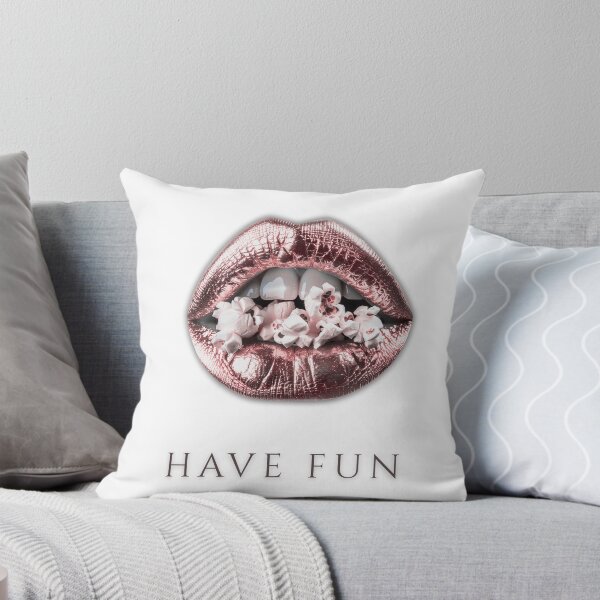Item preview, Rose Gold Lips Popcorn Have Fun Digital Art designed and sold by Alien byte art.
