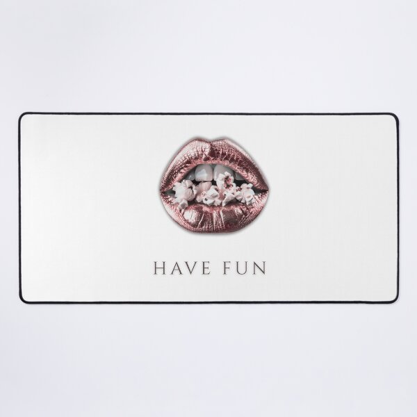 Item preview, Rose Gold Lips Popcorn Have Fun Digital Art designed and sold by Alien byte art.