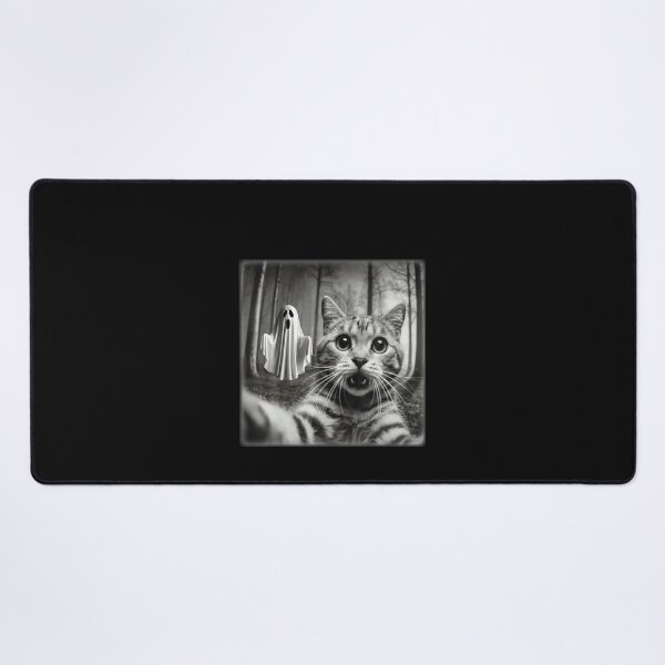 Item preview, Funny Halloween Cat Selfie With Spooky Ghost Cat Lovers designed and sold by ChaosColorCo.