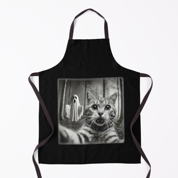 Item preview, Funny Halloween Cat Selfie With Spooky Ghost Cat Lovers designed and sold by ChaosColorCo.