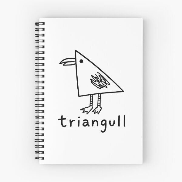Item preview, Triangull Triangle Seagull Geometric Bird Pun designed and sold by gunaone-design.