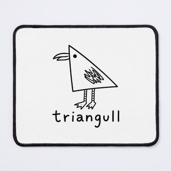 Item preview, Triangull Triangle Seagull Geometric Bird Pun designed and sold by gunaone-design.