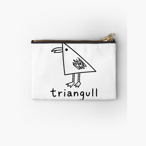 Item preview, Triangull Triangle Seagull Geometric Bird Pun designed and sold by gunaone-design.
