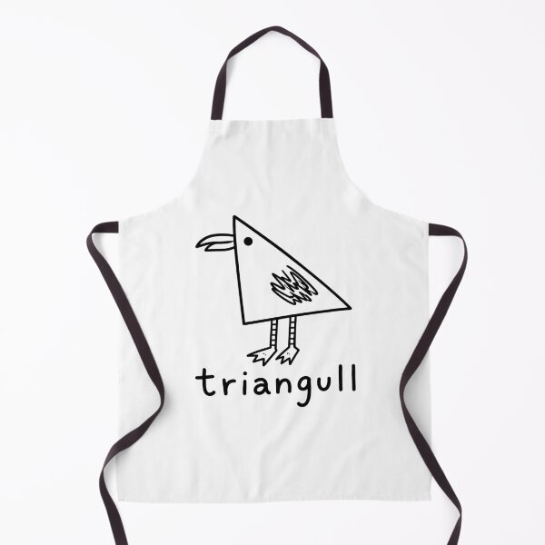 Item preview, Triangull Triangle Seagull Geometric Bird Pun designed and sold by gunaone-design.