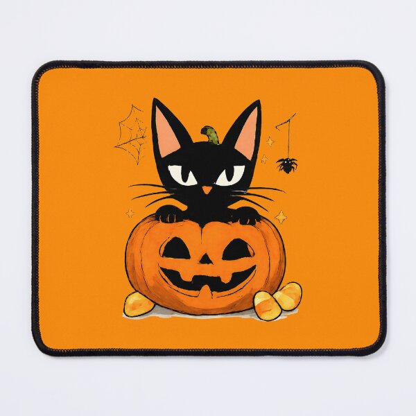 Item preview, Spooky Cute Halloween Jack-O-Lantern Cat Gift - Black Cat In A Pumpkin designed and sold by Artycom.