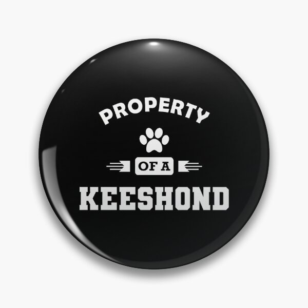 Item preview, Property of a Keeshond Dog Lover Paw Print Graphic designed and sold by GiaoCalonas.
