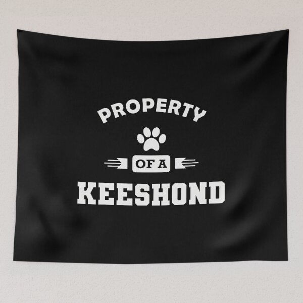 Item preview, Property of a Keeshond Dog Lover Paw Print Graphic designed and sold by GiaoCalonas.