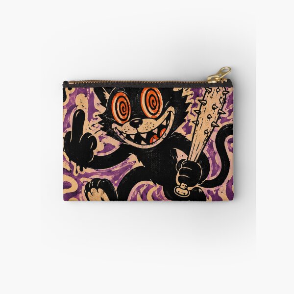 Item preview, Violence Is Always the Answer – Psycho Cat Retro 70s Cartoon designed and sold by obstinator.