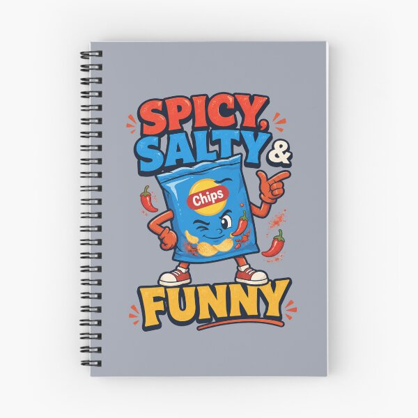 Item preview, Spicy, Salty & Funny – Paprika Chips designed and sold by Aimetoi.