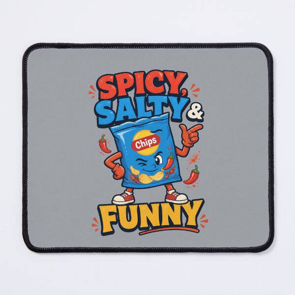 Item preview, Spicy, Salty & Funny – Paprika Chips designed and sold by Aimetoi.