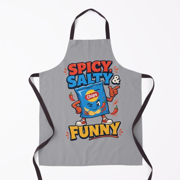 Item preview, Spicy, Salty & Funny – Paprika Chips designed and sold by Aimetoi.