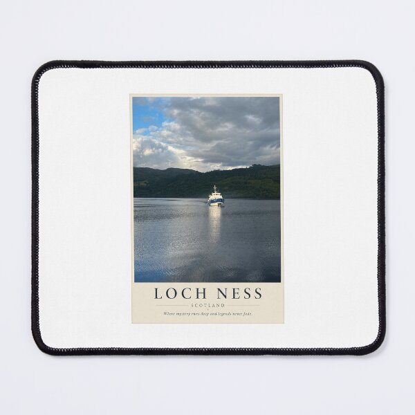 Item preview, Loch Ness Scotland Poster – Scottish Highlands Lake Travel Photography designed and sold by Wandered North.