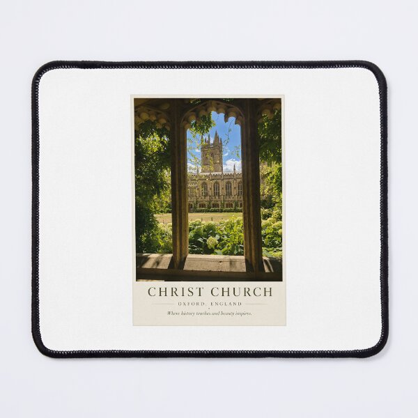 Item preview, Christ Church Oxford Poster – Historic Oxford University Architecture, England designed and sold by Wandered North.