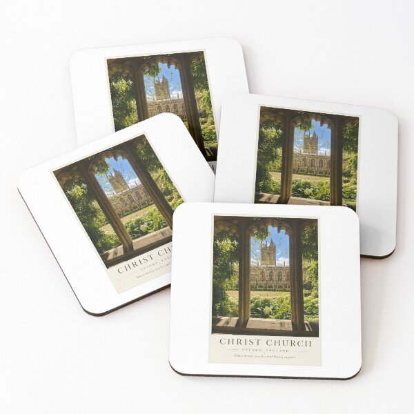 Item preview, Christ Church Oxford Poster – Historic Oxford University Architecture, England designed and sold by Wandered North.