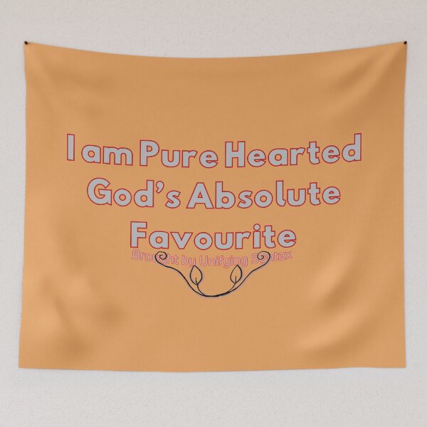 Item preview, Pure Hearted God's Absolute Favourite - Divine & Inspirational Minimalism designed and sold by UnifyingSyntax.