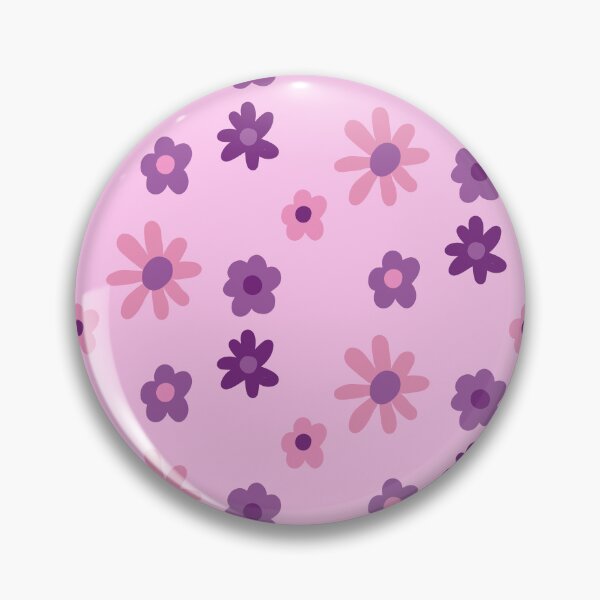 Item preview, Pink & Purple Retro Flowers designed and sold by Erdmindesigns.