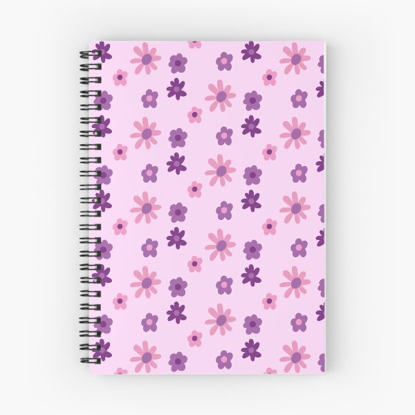 Item preview, Pink & Purple Retro Flowers designed and sold by Erdmindesigns.