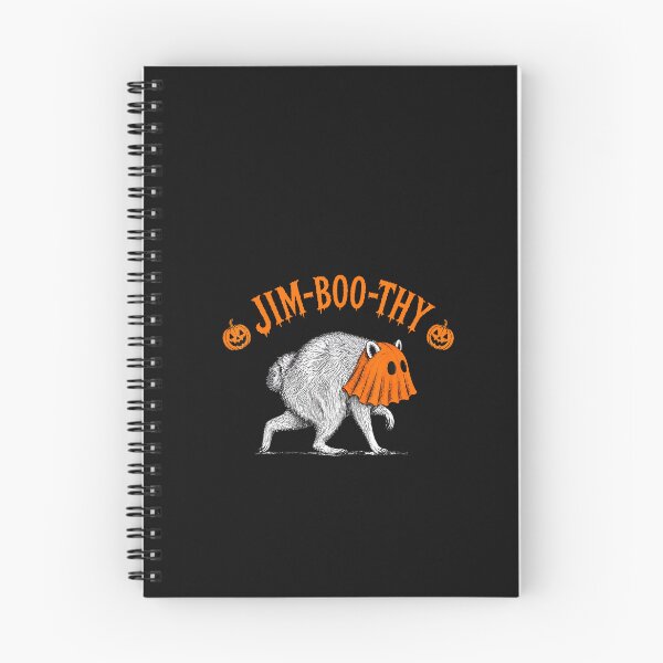 Item preview, Jim-Boo-Thy Halloween Jimothy Raccoon Ghost Spooky Season designed and sold by ChaosColorCo.