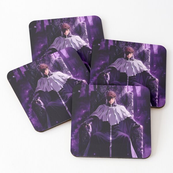 Item preview, Aizen | Purple Anime Mastermind – Dark Throne Villain in Mystic Fantasy designed and sold by Dyan4.