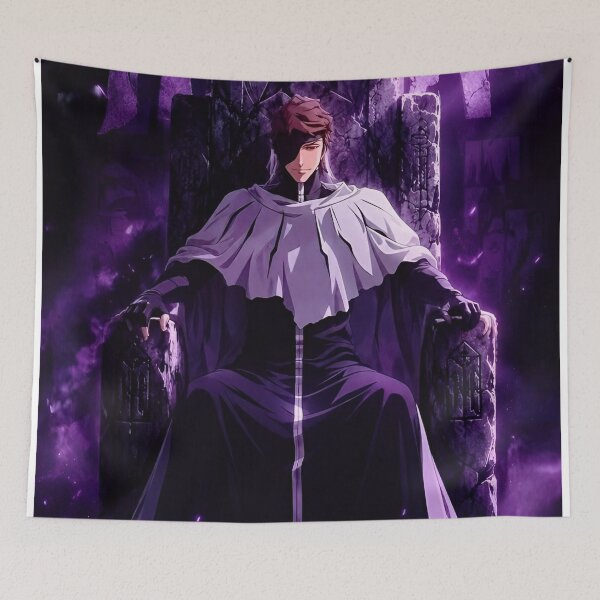 Item preview, Aizen | Purple Anime Mastermind – Dark Throne Villain in Mystic Fantasy designed and sold by Dyan4.