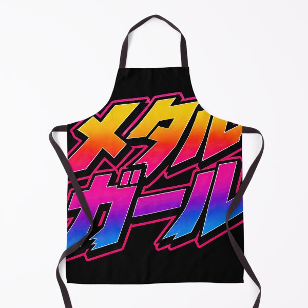 Item preview, Metal Girl – Japanese 80s Heavy Metal Retro Typography designed and sold by obstinator.