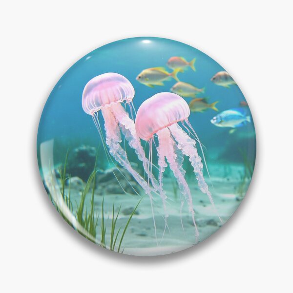 Item preview, Ocean Tranquillity - Two Jellyfish designed and sold by IRLT Designs.