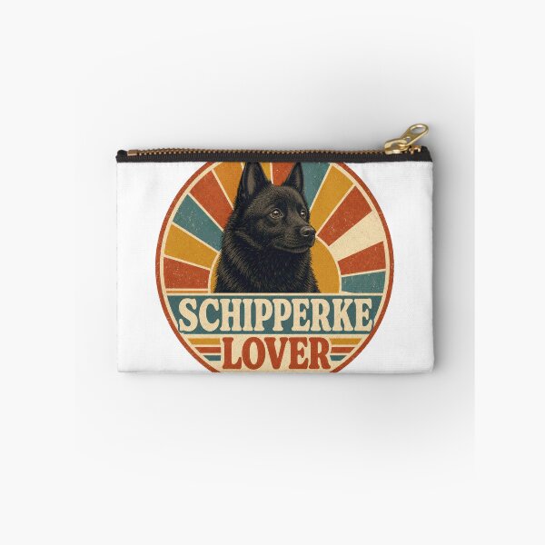 Item preview, Schipperke Retro Sunset Emblem Schipperke Lover designed and sold by BoosterShop.