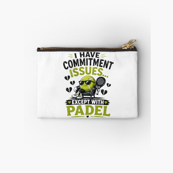 Item preview, Commitment issues | Funny Padel Shirt | Padel Products designed and sold by Rikas-art.