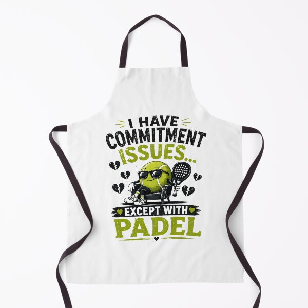 Item preview, Commitment issues | Funny Padel Shirt | Padel Products designed and sold by Rikas-art.