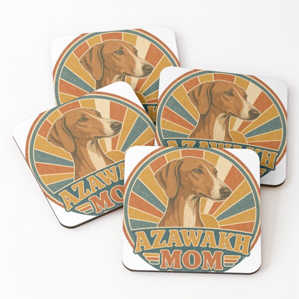 Item preview, Azawakh Retro Sunset Emblem Azawakh Mom designed and sold by BoosterShop.
