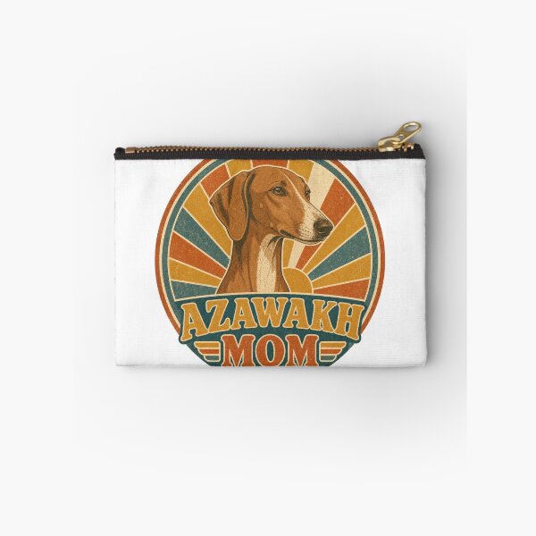 Item preview, Azawakh Retro Sunset Emblem Azawakh Mom designed and sold by BoosterShop.