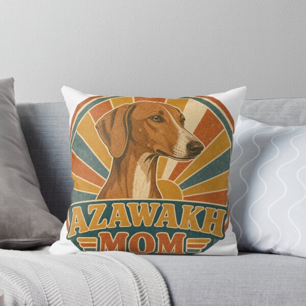 Item preview, Azawakh Retro Sunset Emblem Azawakh Mom designed and sold by BoosterShop.