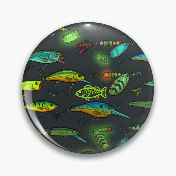 Item preview, Street Fishing Urban Lures Seamless Pattern  designed and sold by ThirdShiftLab.