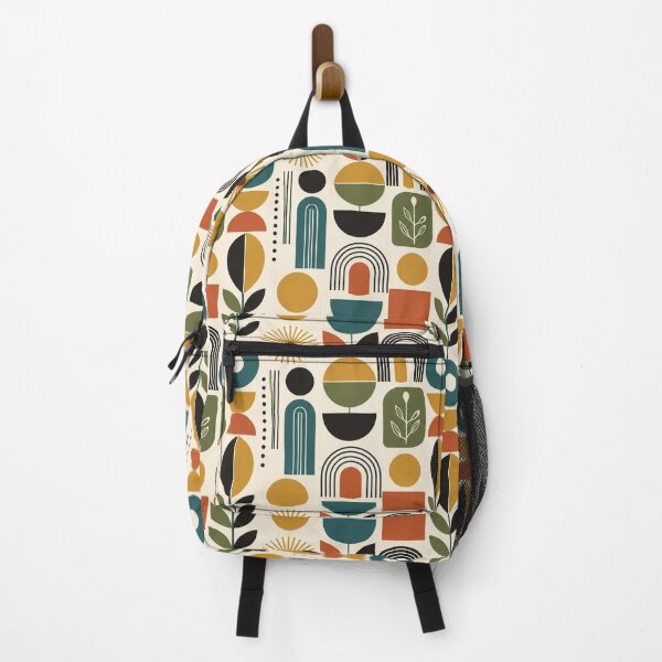Item preview, Mid Century Modern Geometric Botanical Pattern designed and sold by BROHLine Studio.