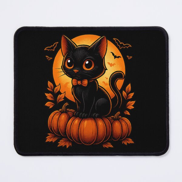 Item preview, halloween cat designed and sold by Starry Night Creative Art.