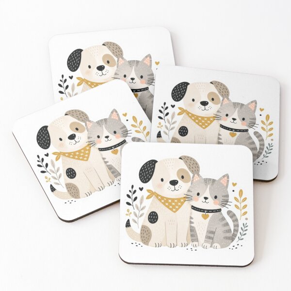 Item preview, Best Friends Dog and Cat designed and sold by Snurly.