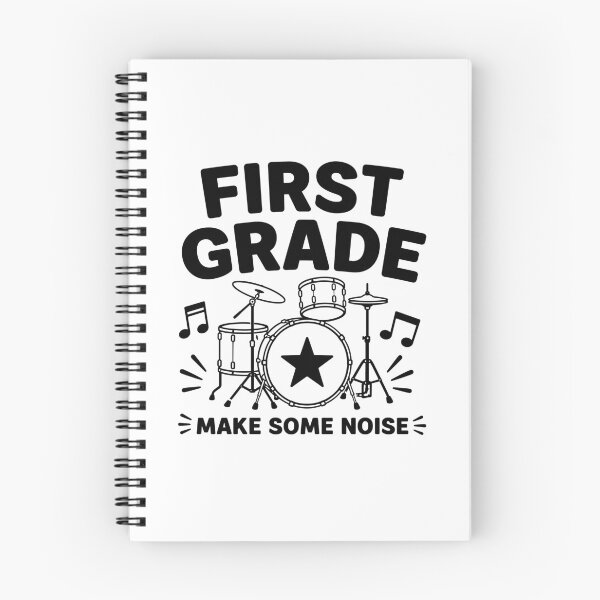 Item preview, First Grade Make Some Noise 1st Grade Drums Rock and Roll - Back To School Kids designed and sold by gunaone-design.