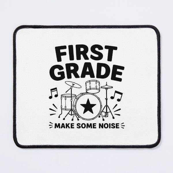 Item preview, First Grade Make Some Noise 1st Grade Drums Rock and Roll - Back To School Kids designed and sold by gunaone-design.