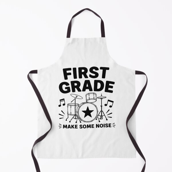 Item preview, First Grade Make Some Noise 1st Grade Drums Rock and Roll - Back To School Kids designed and sold by gunaone-design.