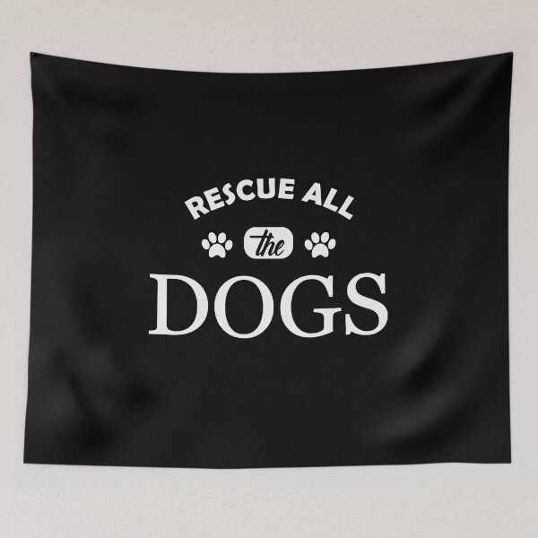 Item preview, Rescue All The Dogs Paw Print Animal Lover Gift designed and sold by GiaoCalonas.